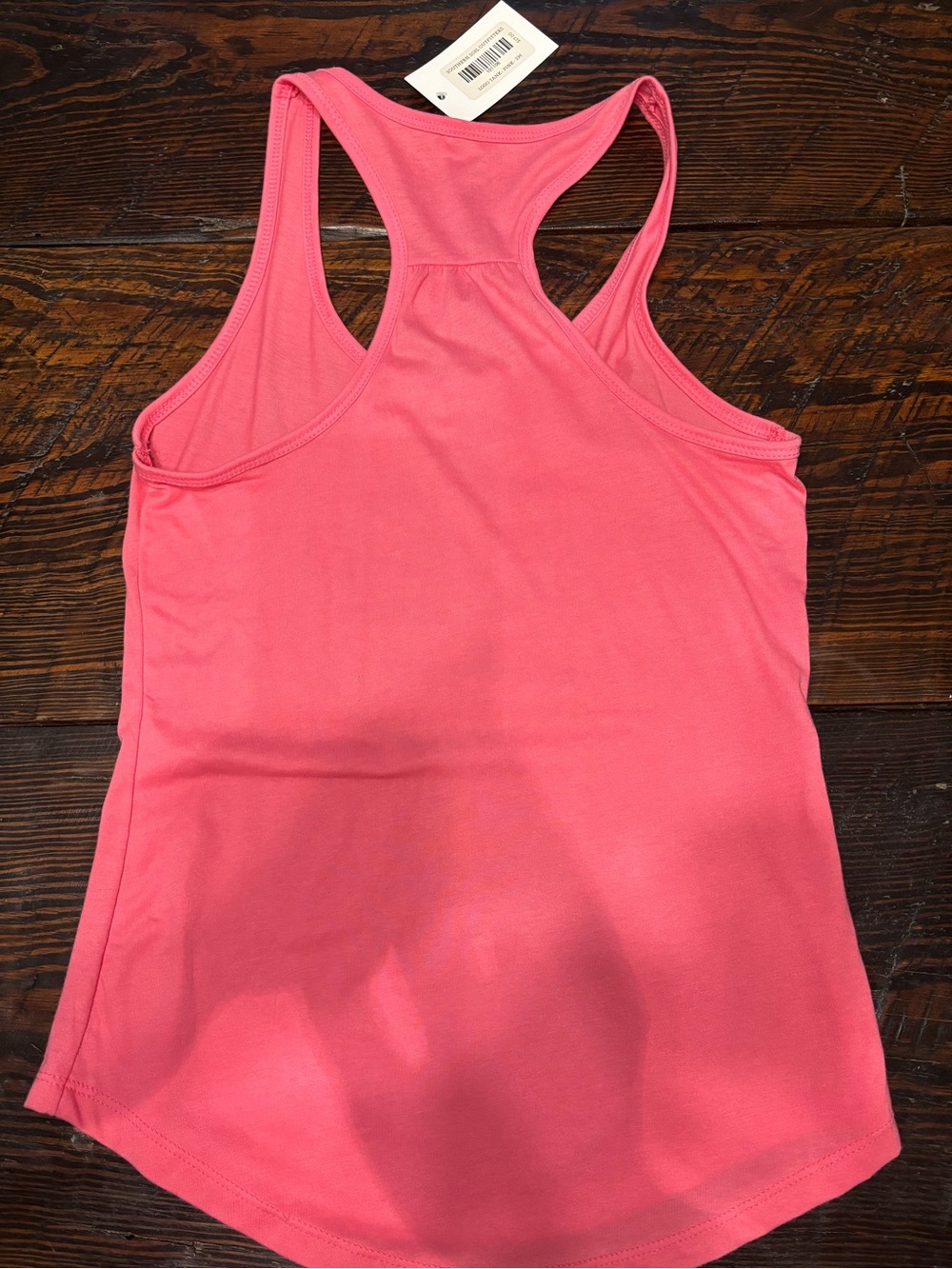 Women’s Pink Racerback Tank - Picture 6 of 6